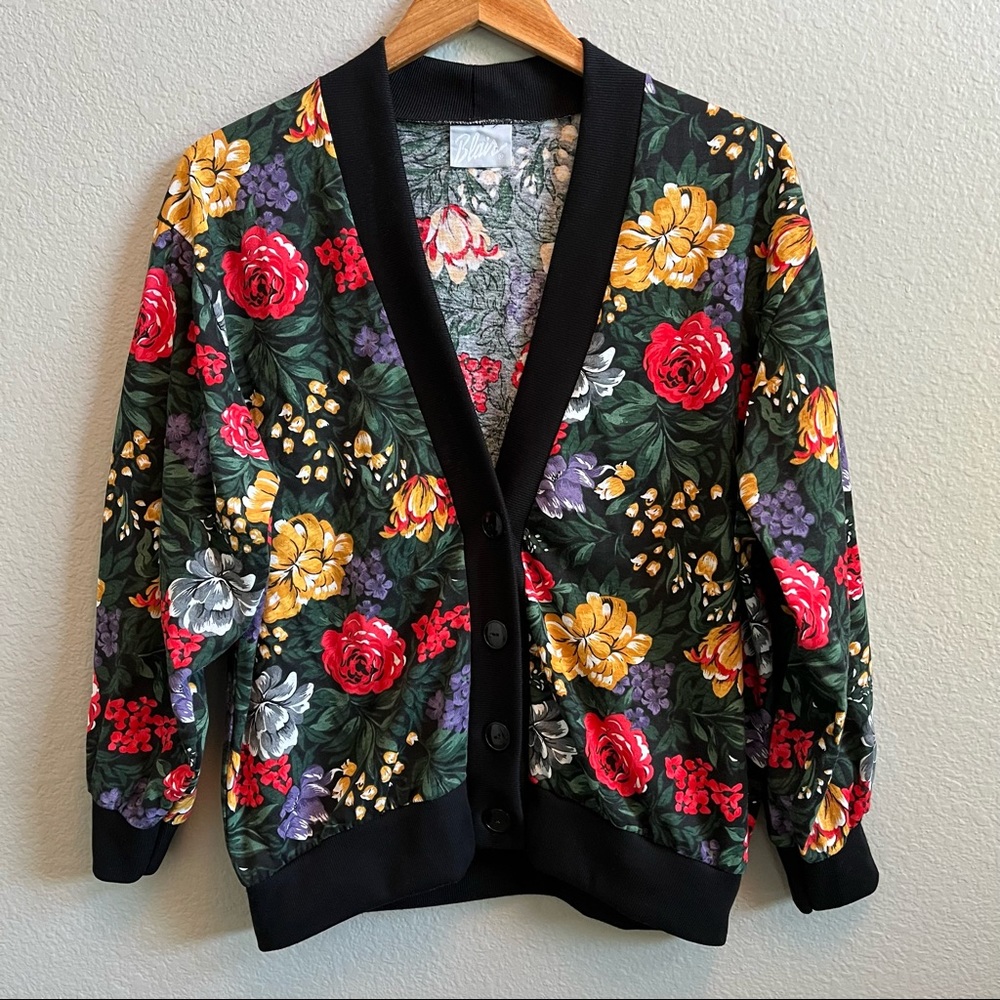 Vintage Blair Floral Button Down Cardigan